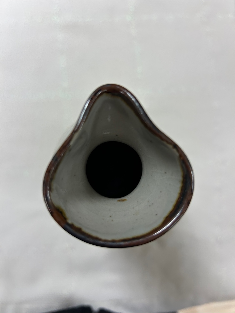 Hand-Painted Ceramic Sake Bottle with Orange Dragon Motif image 4